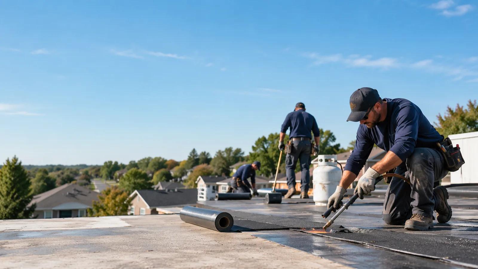Flat Roof Leak Repair providers in Bessie, OK